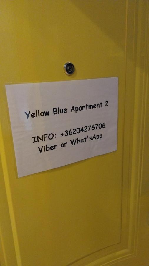 Yellow Blue Apartment Budapest Exterior photo